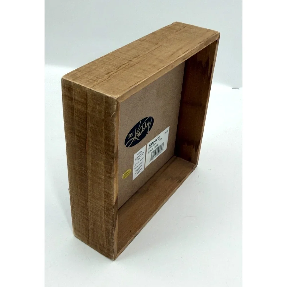 Primitives by Kathy Dogs Welcome People Tolerated Wood Box Sign Kohl's 6x6